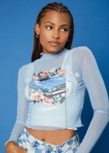 Forever 21 Mesh Top (Hotwheels)