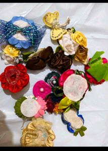 Assorted Handmade loose Mix Flowers 20 pcs