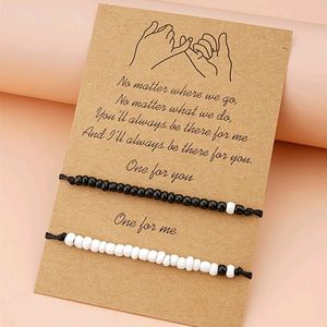 Initial Bracelets Combo 🖤🤍