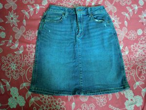 Denim Mini Skirt