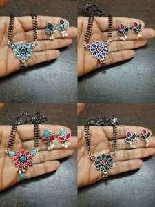 Mangalsutra &amp; Earring Set