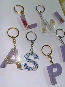 Resin art Key Chain Rings
