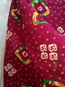 Bandhani Style Saree