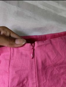 Pink  Y2k Pleated Skirt🩷👾