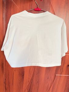 H&amp;M White Oversized Tee - Size S