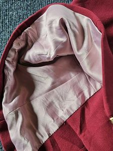 Red Corset Style Crop Top