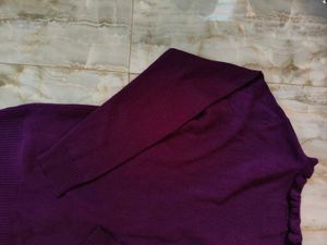 Cute Purple Ruffle Cardigan