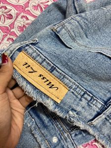Wide Leg Denim Jeans