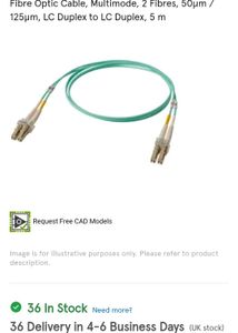 Fiber Optic Cable - Molex LC-LC 5meters