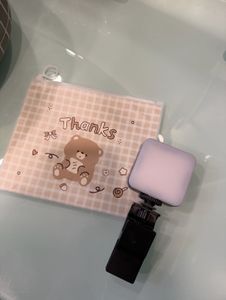 Selfie Ring Light with clip and 3 modes