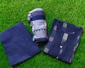 Elegant Navy Blue Kurta Set, all sizes available