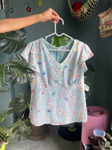 Floral Chiffon Blouse