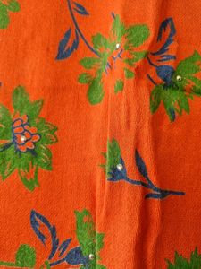 Orange Stole For Women.