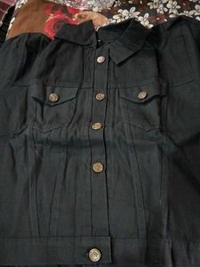 Button-Down Black Jacket