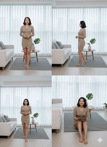 Elegant Ribbed Bodycon Dress