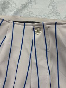 Striped White Pants