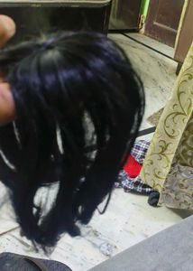 Black Wig Piece