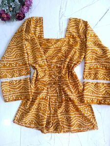 🆕 Corset Pinteresty Short Kurta ✨🎀