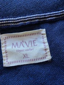 Blue colorblocked Polo Shirt