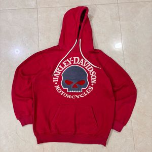Harley-Davidson Red Skull Hoodie