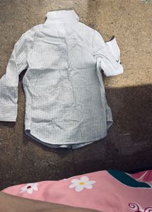 Striped White Shirt