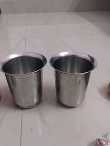 Steel Water Glasses,Small,&amp;Big