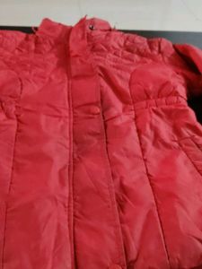 Red Quilted Jacket