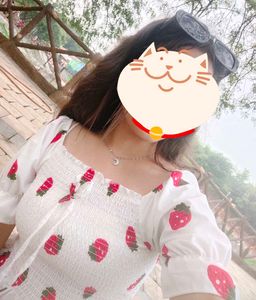 Cute Strawberry Korean Top