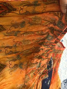 Orange Colour Suit With Sharara