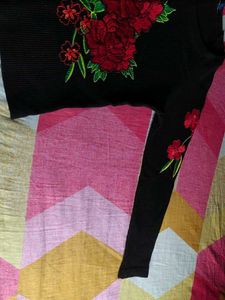 Floral Embroidered Top