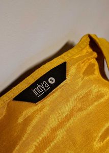 Indya Mustard Embroidered Waistcoat