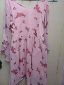 Pink Floral Top