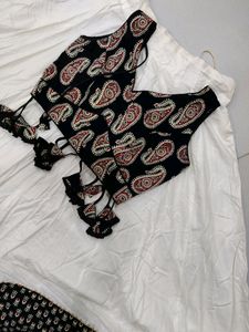 White Chaniya Choli Set