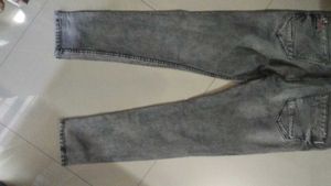 Grey Wash Denim Jeans