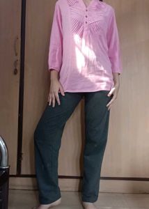 PRICE DROP-Pink Blouse Top🩷