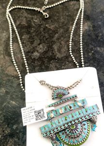 Voyella brand Decorative Dome Necklace