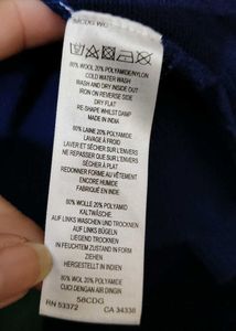 French Connection Men Striped Blue Sweater