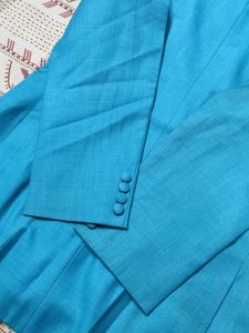 Sky Blue Open Mens Blazer.