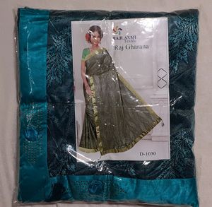 Beautiful 5M Lycra Net Saree