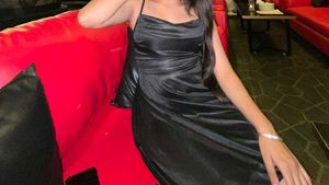 Satin Black Dress