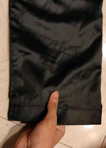 ELEGANT BLACK PANTS FORMAL BOTTOM.