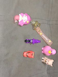 Die Cast Car Pack Of 8 Kinder Joy Roy Keychain