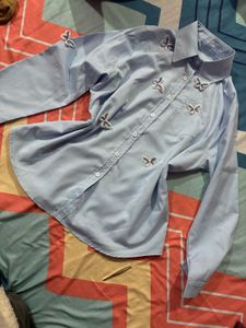 Savana Blue Butterfly Shirt