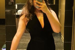 Custom Made Elegant Black Maxi Dress