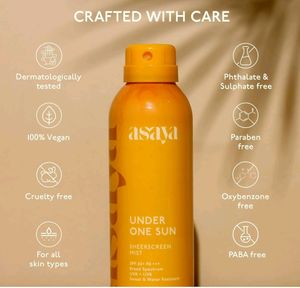 Sunscreen Spray 65spf By ASAYA