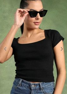 ROADSTER SQUARE NECK CROP TOP