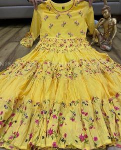 Floral anarkali