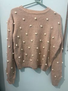 Peach Sweater For Winters