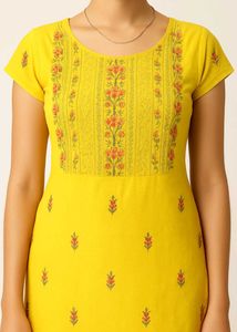 Yellow Kurta Set