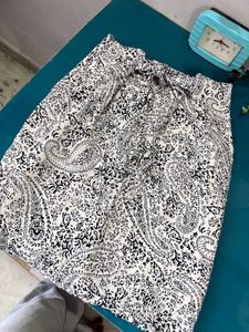 Paisley Print Skirt